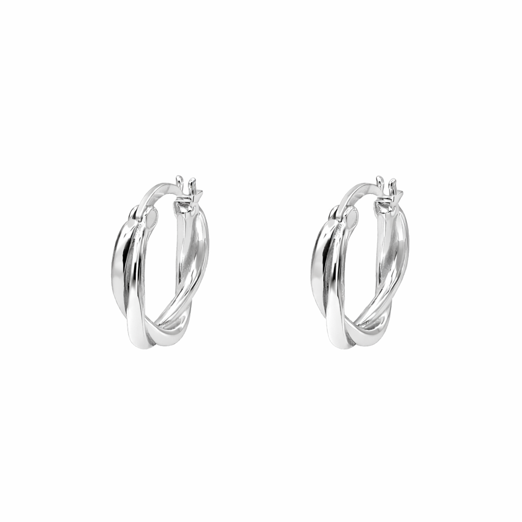 Intertwine Huggie Earrings