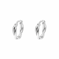 Intertwine Huggie Earrings