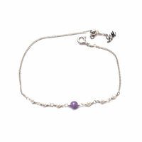 Tanzanite Pearl Harmony Bracelet