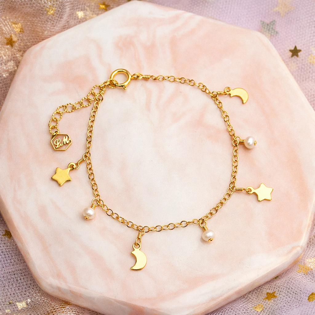 Moon & Star Bracelet/Anklet
