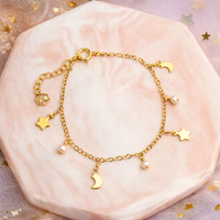 Moon & Star Bracelet/Anklet