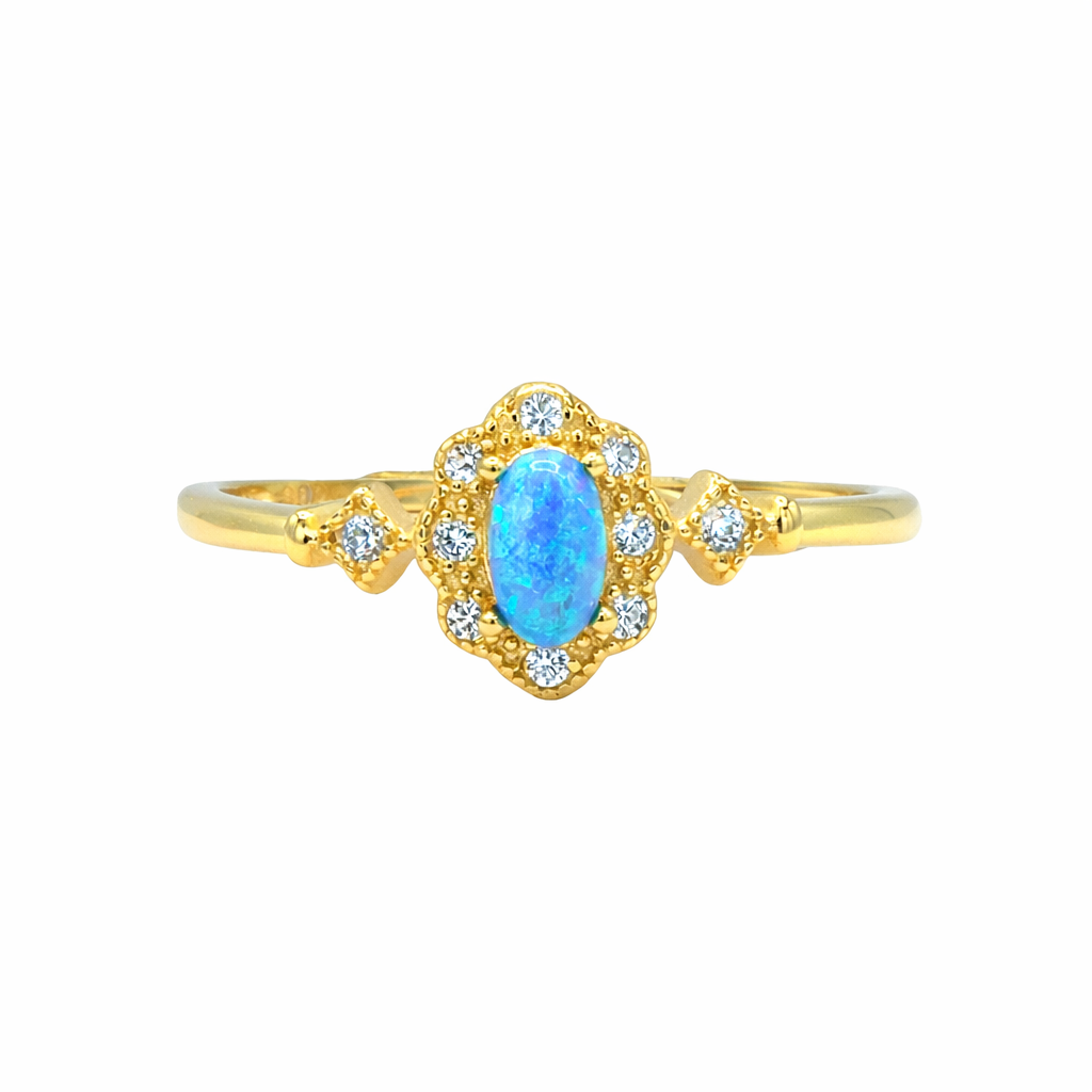 Blue Ember Ring