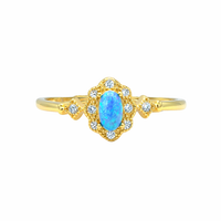 Blue Ember Ring