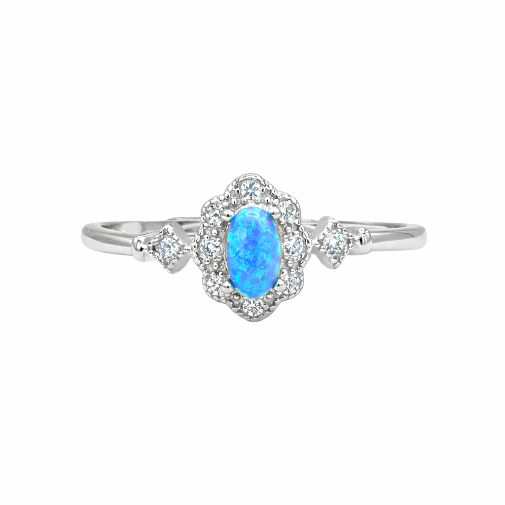 Blue Ember Ring