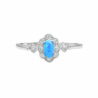 Blue Ember Ring