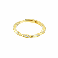 Zirconia Twist Ring
