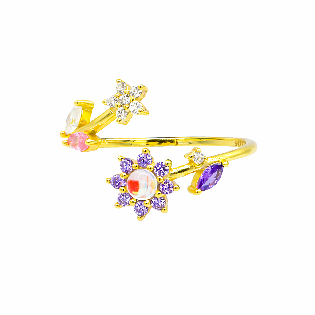 Vibrant Starflower Ring