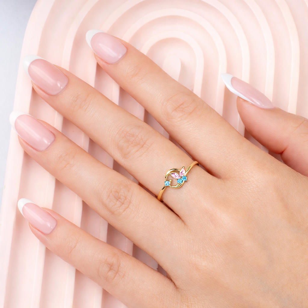 Twilight Butterfly Ring