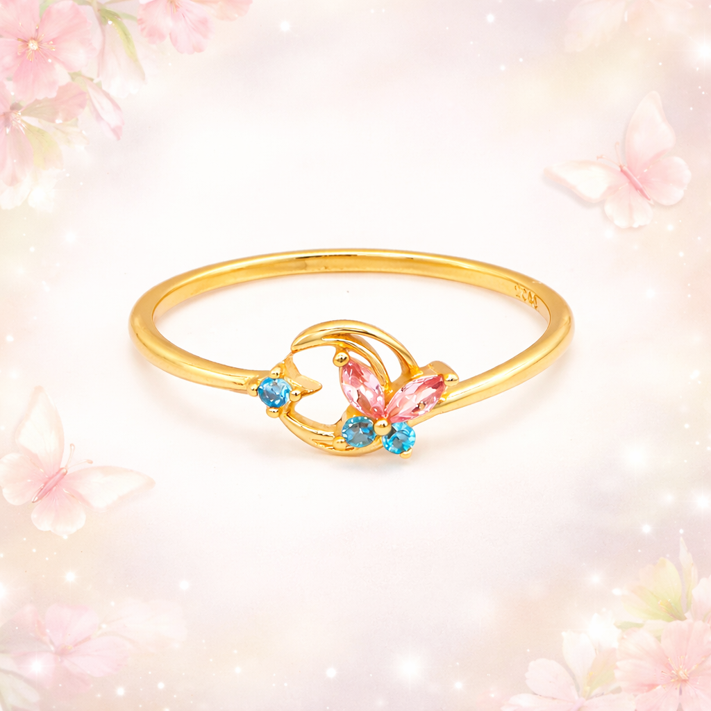 Twilight Butterfly Ring