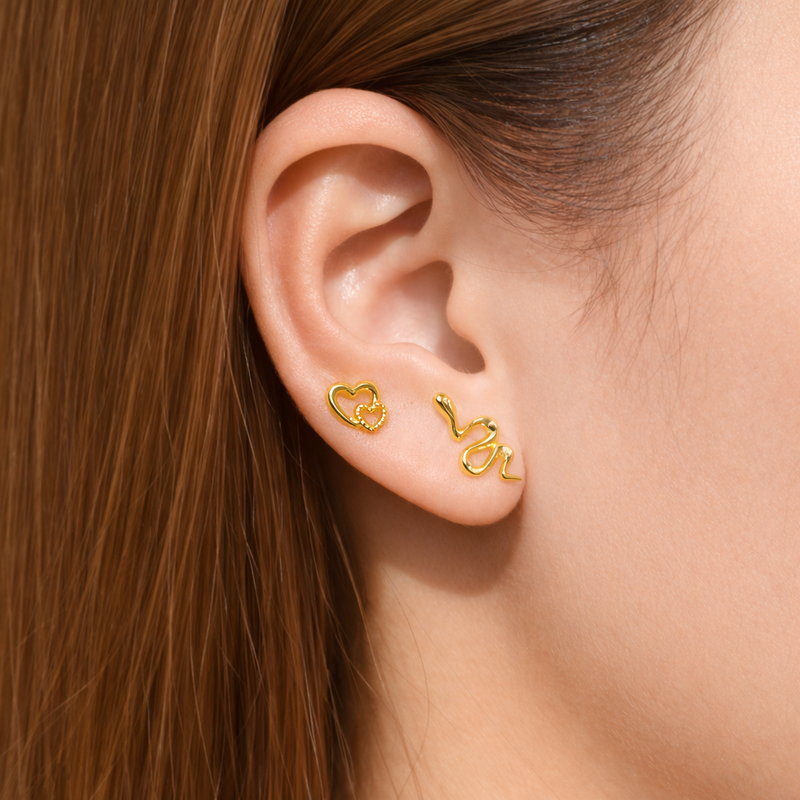 Viper Charm Earrings