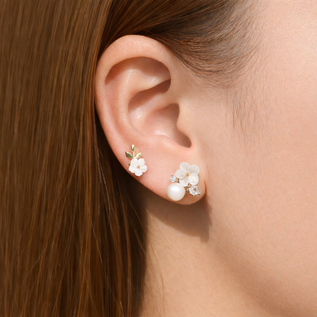 Pearl Garden Earrings