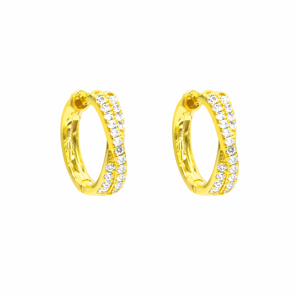 Glow and Twist Hoops