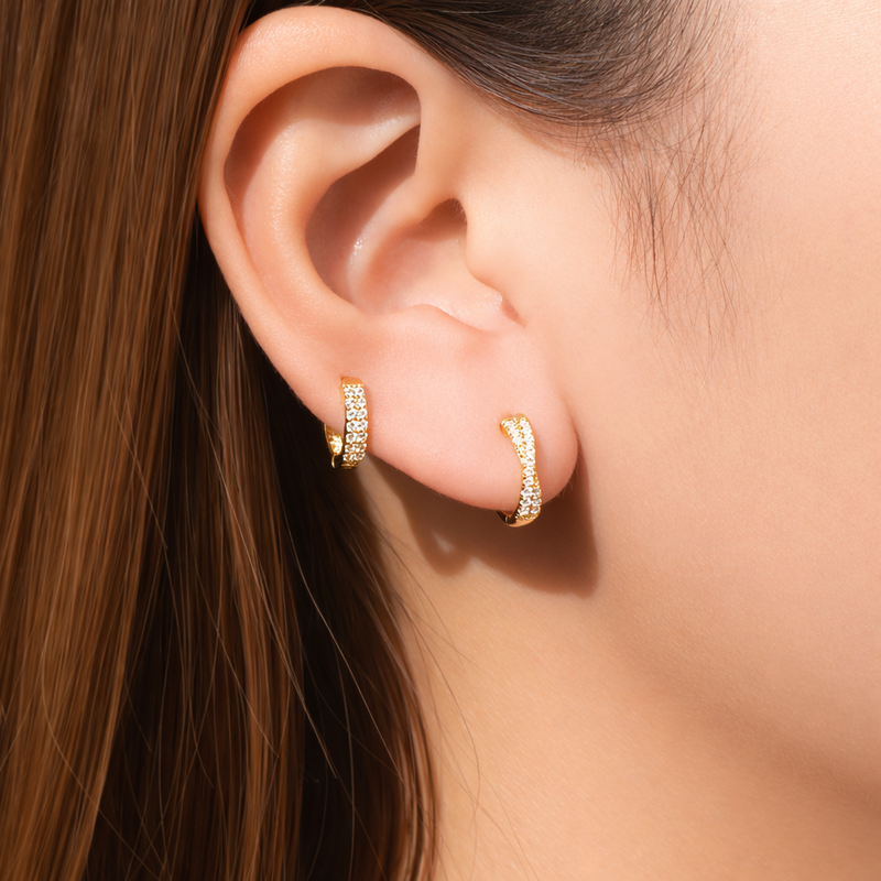 Glow and Twist Hoops