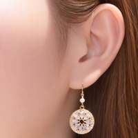 Crystal Flower Earrings