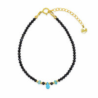 Black Onyx Crown Bracelet