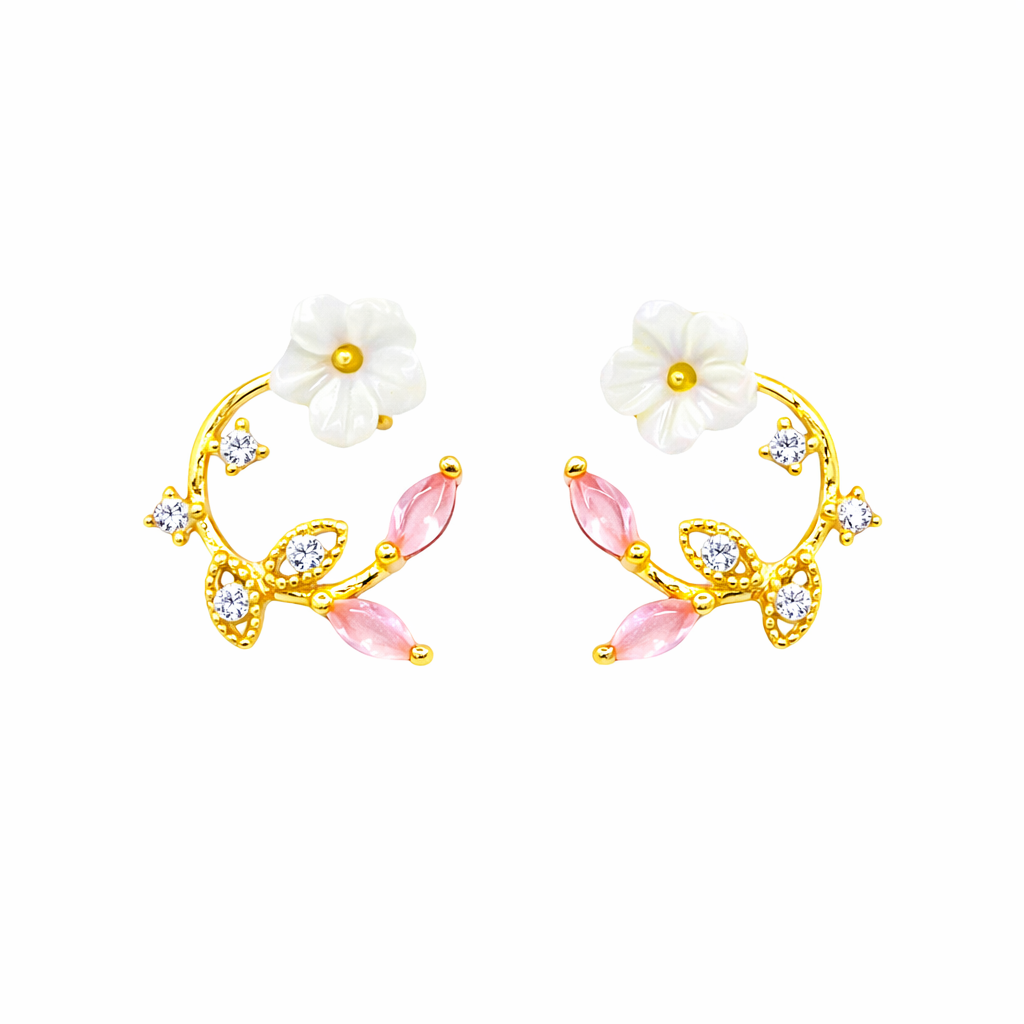 Elegant Pink Earrings