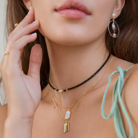 Pearl and Onyx Choker