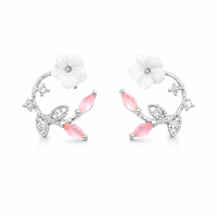 Elegant Pink Earrings