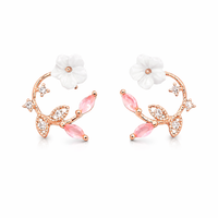 Elegant Pink Earrings