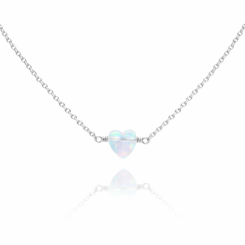True Love Opal Heart Necklace – La Meno