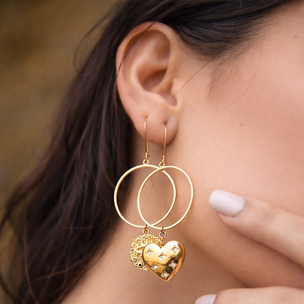 Icon Heart Earrings