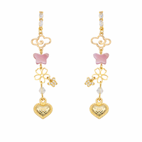 Butterfly Under Clouds Earrings