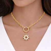 Sun Pendant Necklace