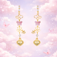 Butterfly Under Clouds Earrings