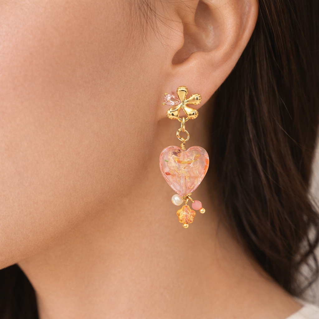 Casablanca Heart Earrings