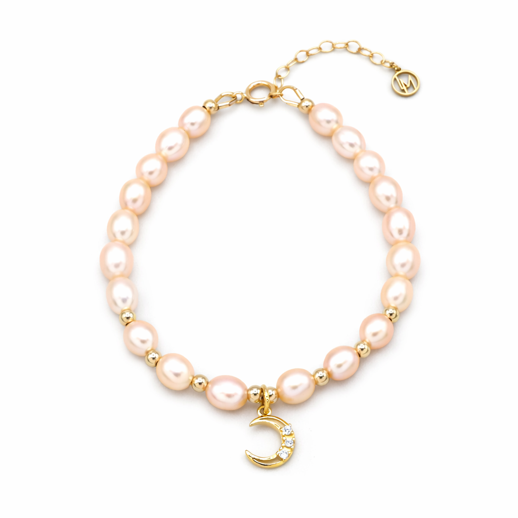 Blush Moon Pearl Bracelet