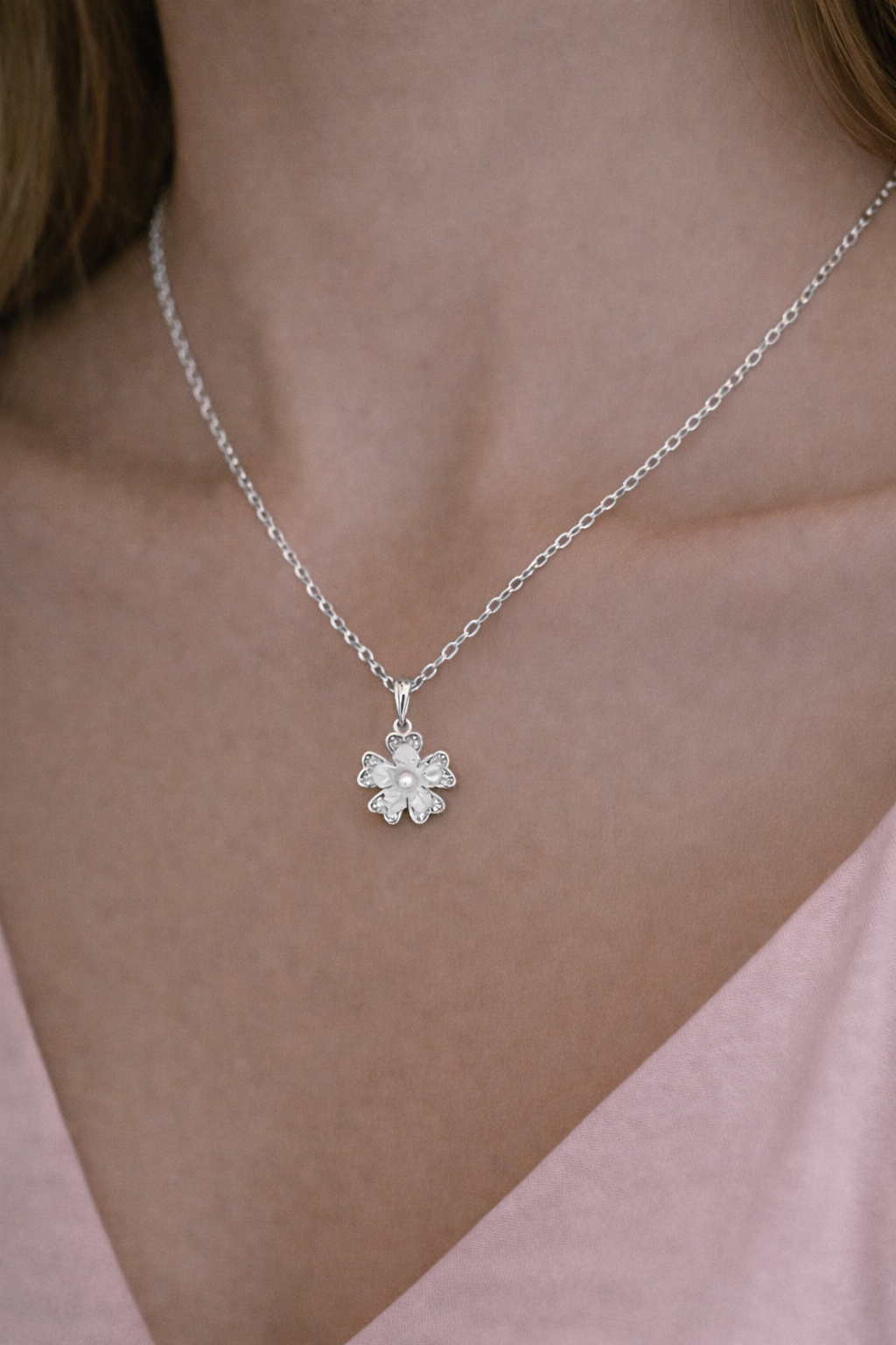 Pearl Blossom Necklace