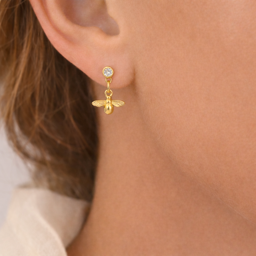 Sweet Buzz Bee Studs