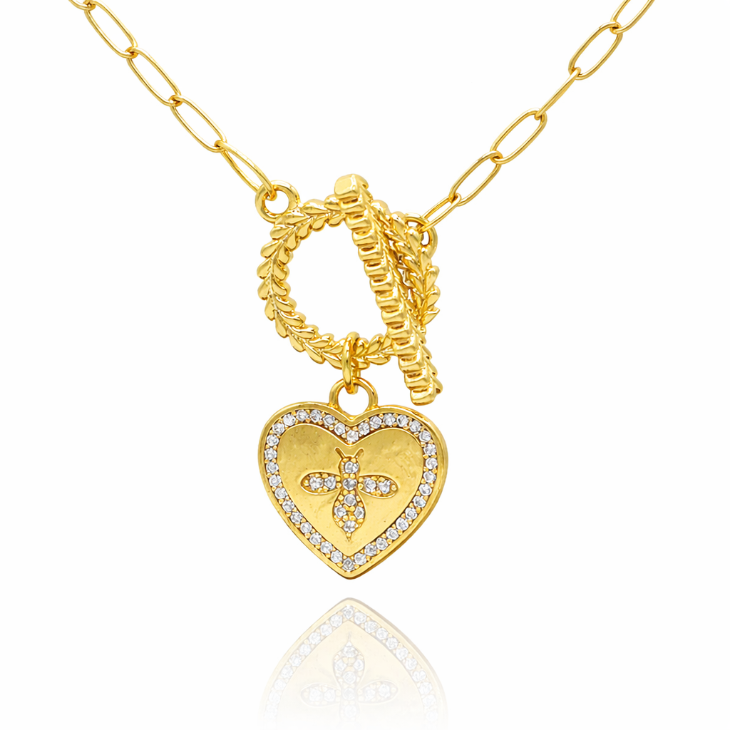 Bee Kind Toggle Necklace