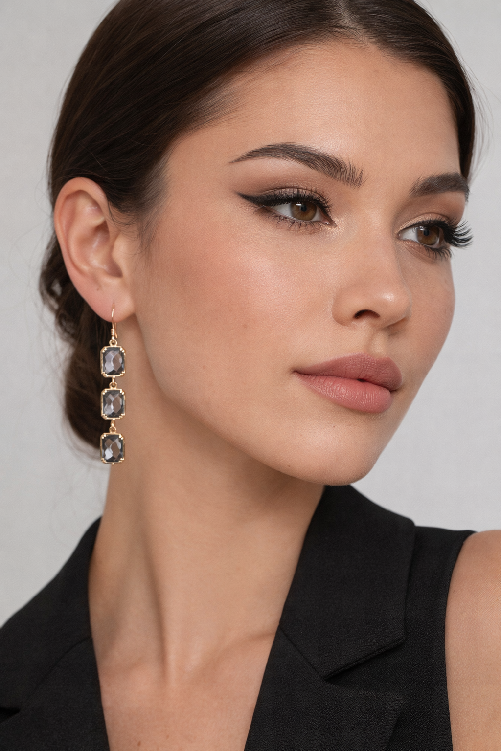 Astria Triple Drop Earrings