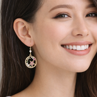 Aligning Star Drop Earrings