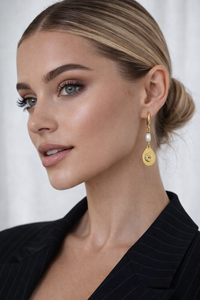 Golden Orbit Hoops