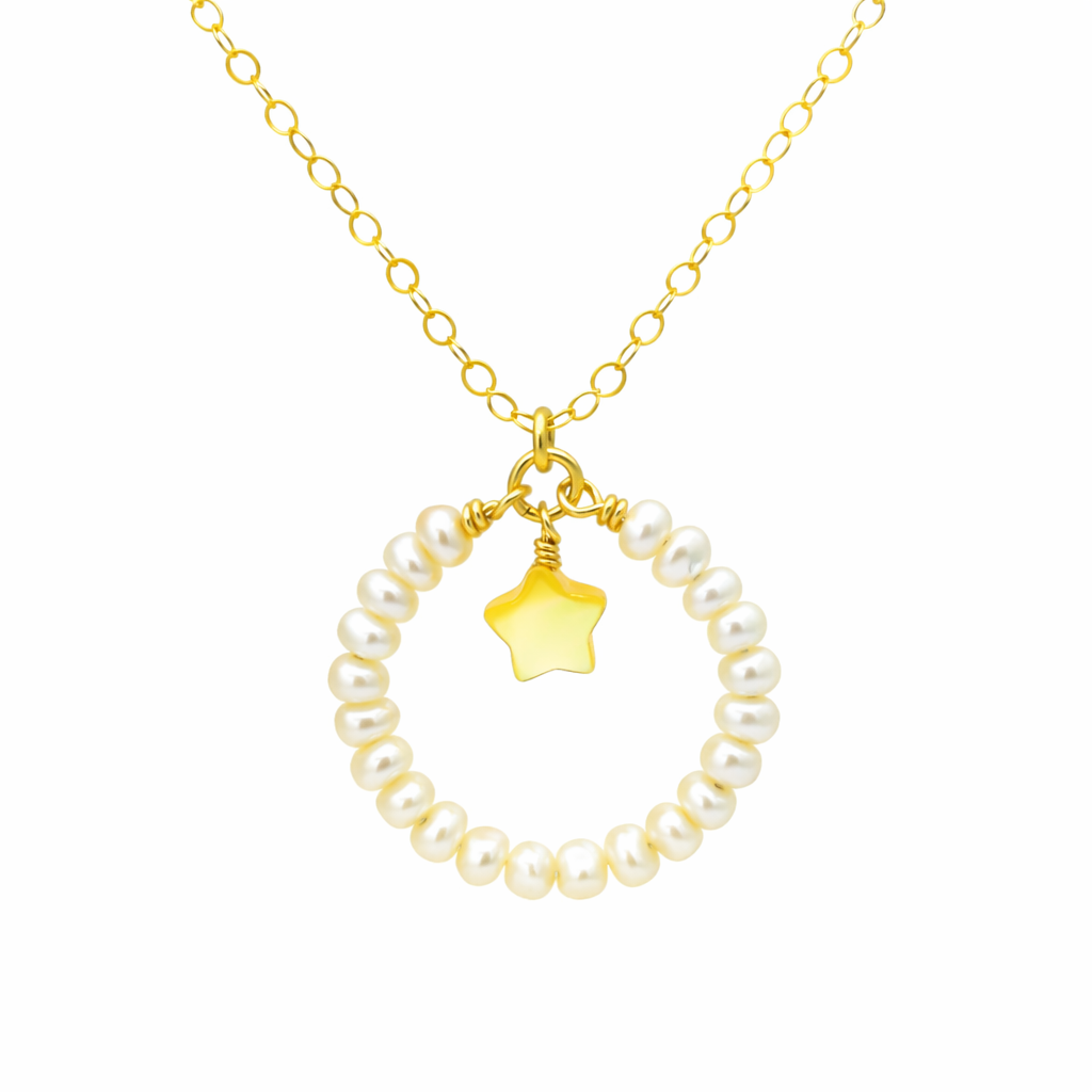 Baby Star & Pearl Necklace