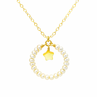 Baby Star & Pearl Necklace