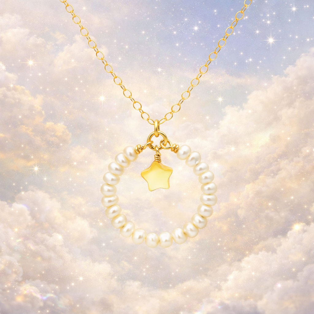 Baby Star & Pearl Necklace
