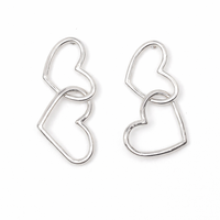 Double Heart Earrings