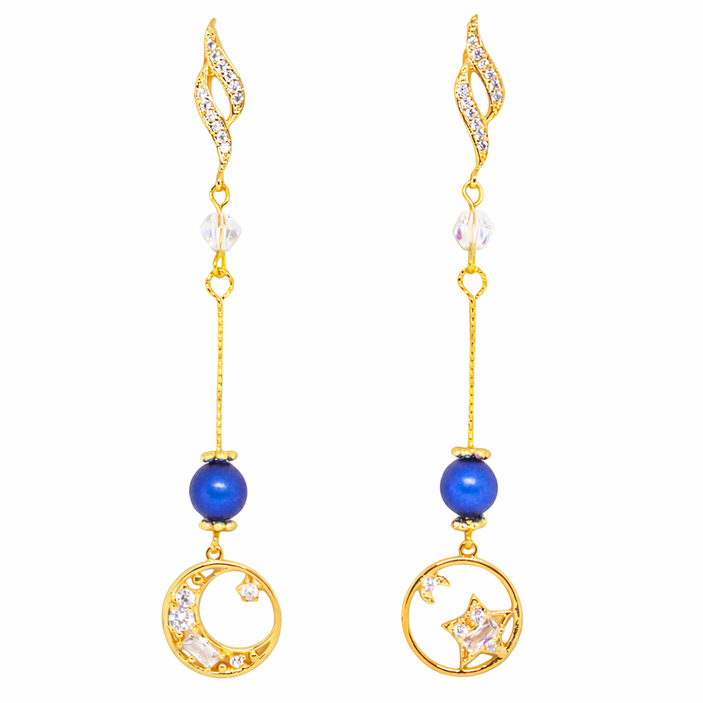 Royal Blue Night Earrings