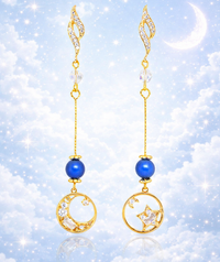 Royal Blue Night Earrings