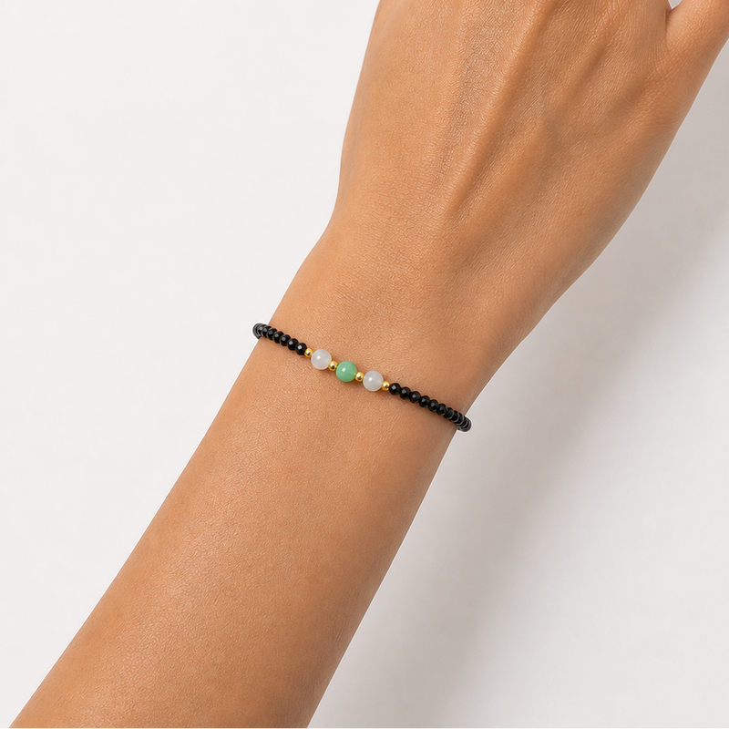Jade & Onyx Bracelet