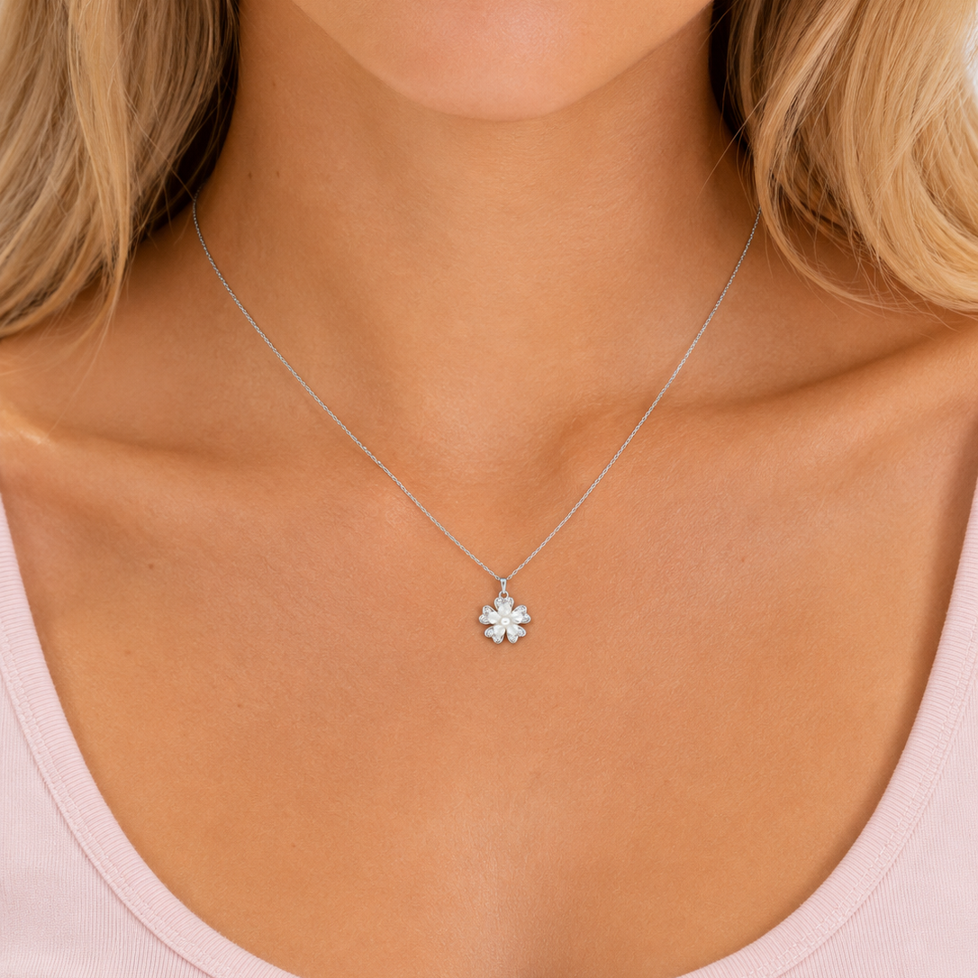 Pearl Blossom Necklace