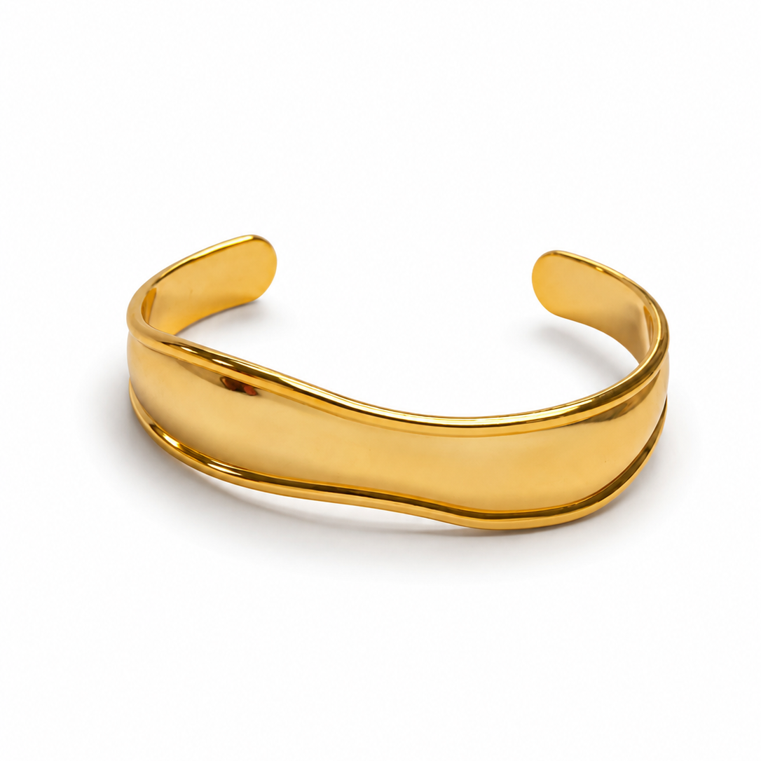 Aurelian Wave Cuff Bracelet