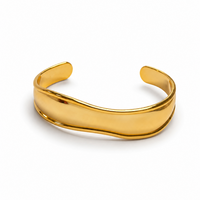 Aurelian Wave Cuff Bracelet