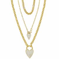 Golden Love Layer Necklace