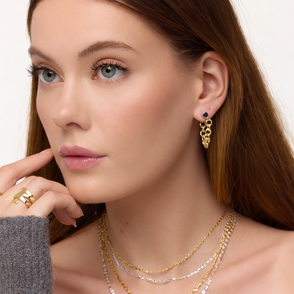 Chain Fusion Earrings