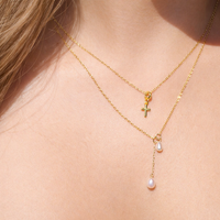 Golden Cross Necklace