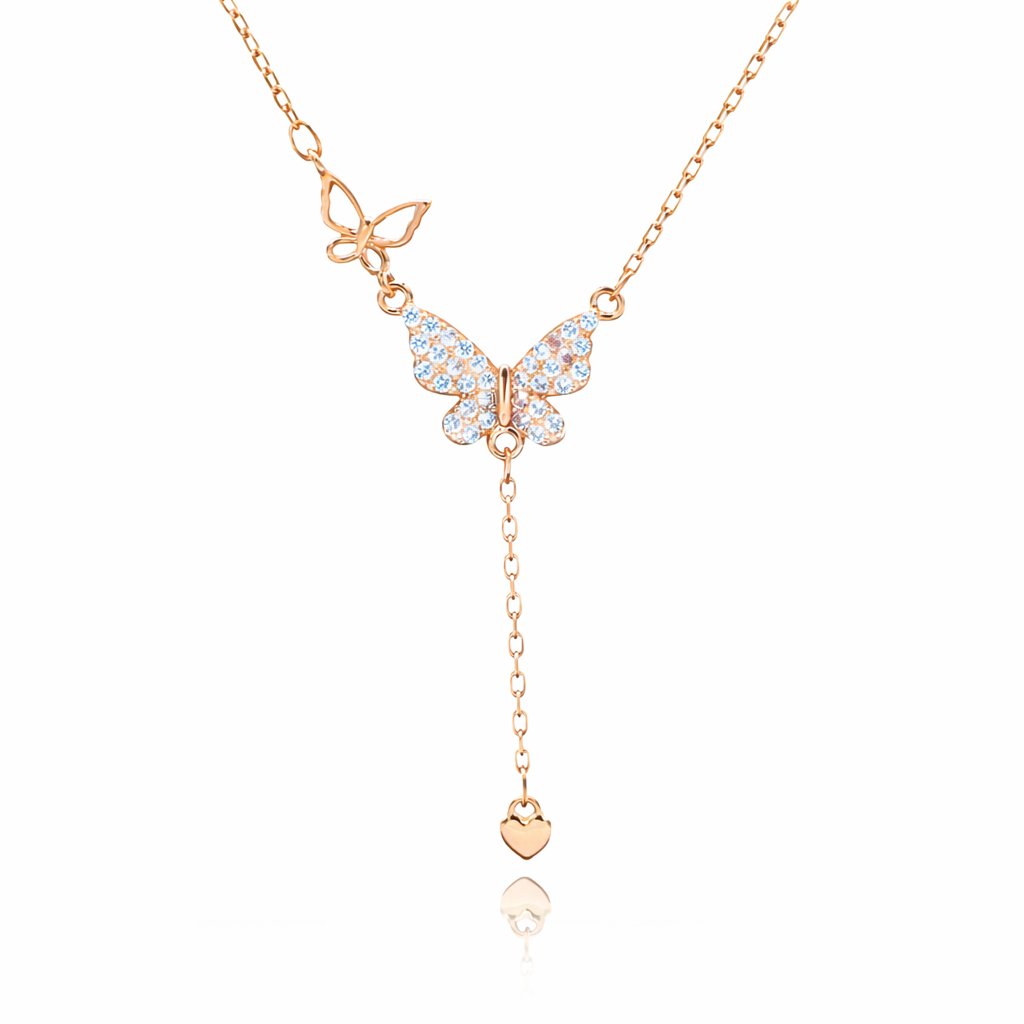 Dangling Butterfly Necklace